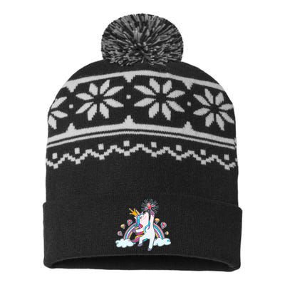 Unicorn Magic USA-Made Snowflake Beanie