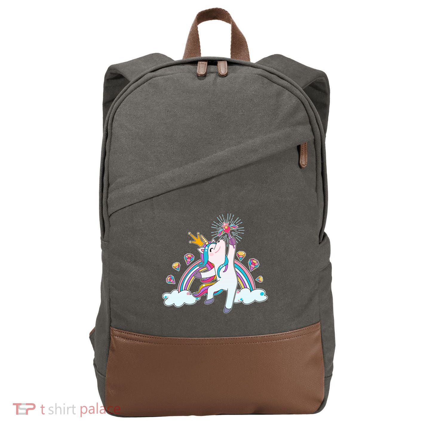 Unicorn Magic Cotton Canvas Backpack