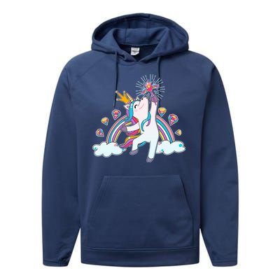 Unicorn Magic Performance Fleece Hoodie