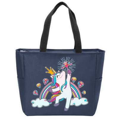 Unicorn Magic Zip Tote Bag