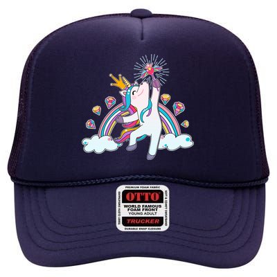 Unicorn Magic High Crown Mesh Back Trucker Hat