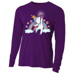 Unicorn Magic Cooling Performance Long Sleeve Crew