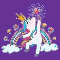 Unicorn Magic Baby Bodysuit
