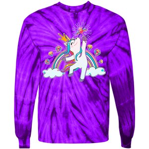 Unicorn Magic Tie-Dye Long Sleeve Shirt