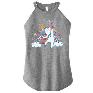 Unicorn Magic Women's Perfect Tri Rocker Tank