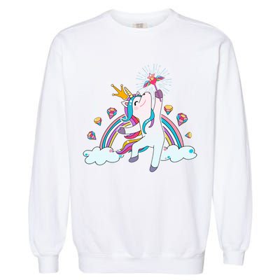 Unicorn Magic Garment-Dyed Sweatshirt