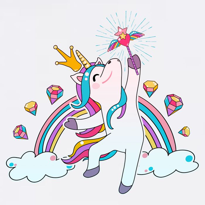 Unicorn Magic Garment-Dyed Sweatshirt