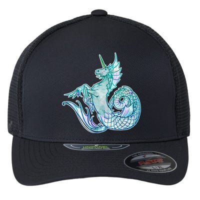 Unicorn Mermaid Hippocampus Flexfit Unipanel Trucker Cap