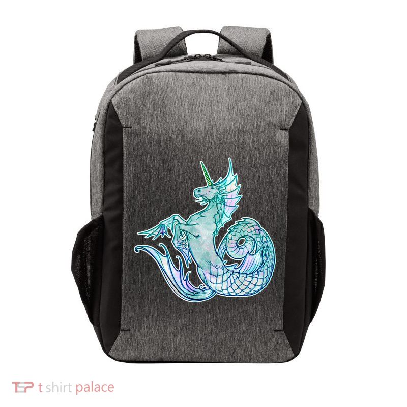 Unicorn Mermaid Hippocampus Vector Backpack