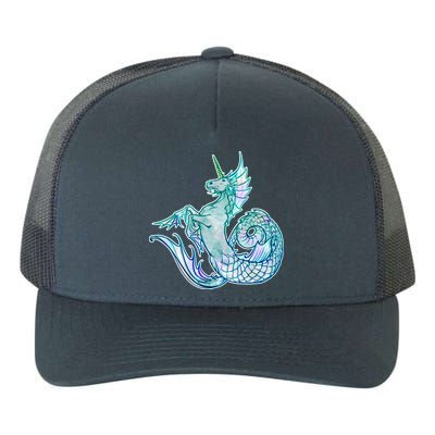 Unicorn Mermaid Hippocampus Yupoong Adult 5-Panel Trucker Hat