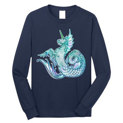 Unicorn Mermaid Hippocampus Long Sleeve Shirt