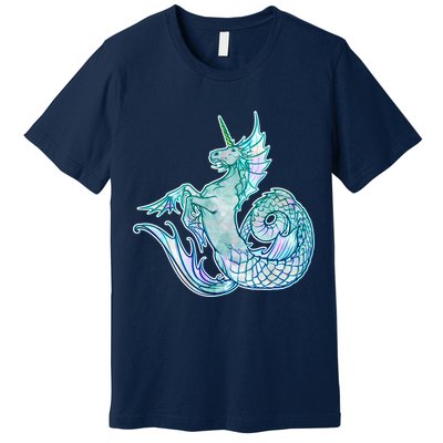 Unicorn Mermaid Hippocampus Premium T-Shirt