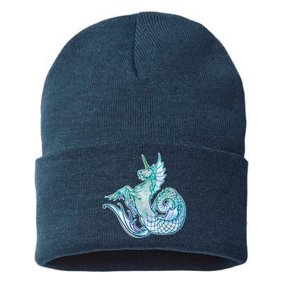 Unicorn Mermaid Hippocampus Sustainable Knit Beanie