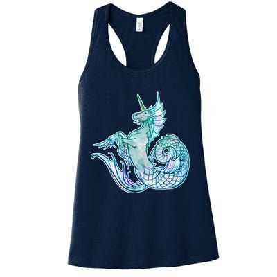 Unicorn Mermaid Hippocampus Womens Tank Top