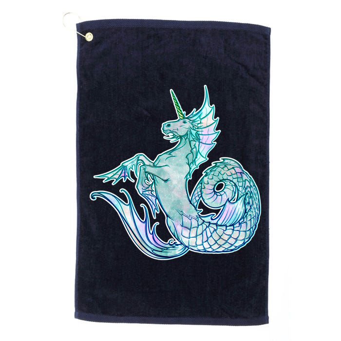 Unicorn Mermaid Hippocampus Golf Towel