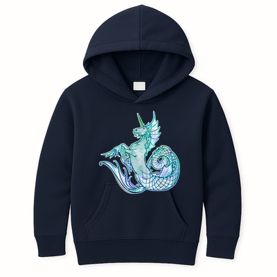 Unicorn Mermaid Hippocampus Kids Hoodie
