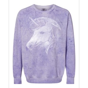 Unicorn Moon Colorblast Crewneck Sweatshirt