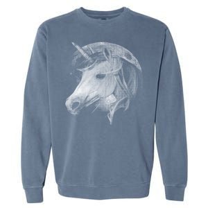 Unicorn Moon Garment-Dyed Sweatshirt