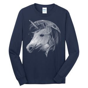 Unicorn Moon Tall Long Sleeve T-Shirt