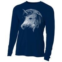 Unicorn Moon Cooling Performance Long Sleeve Crew