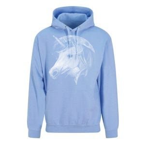 Unicorn Moon Unisex Surf Hoodie