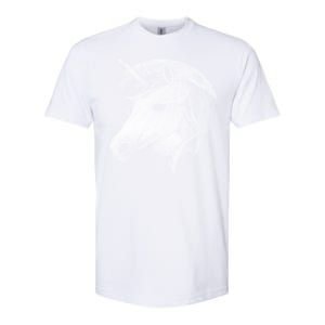 Unicorn Moon Softstyle CVC T-Shirt