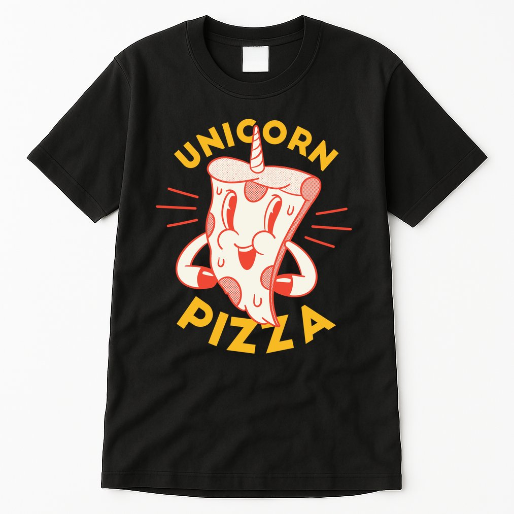 Unicorn Pizza Tall T-Shirt
