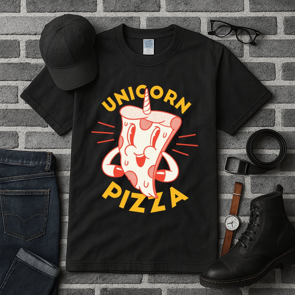 Unicorn Pizza Tall T-Shirt