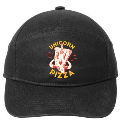 Unicorn Pizza 7-Panel Snapback Hat