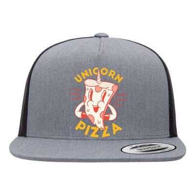 Unicorn Pizza Flat Bill Trucker Hat