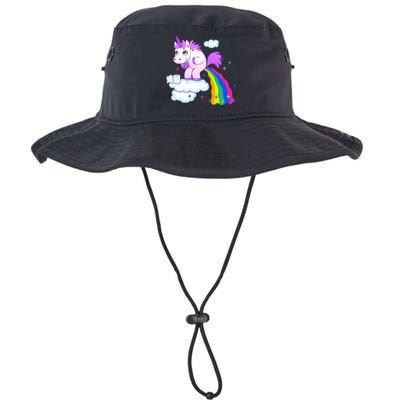 Unicorn Pooping A Rainbow Bucket Hat