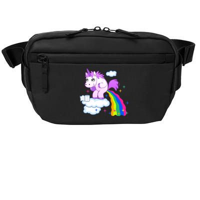 Unicorn Pooping A Rainbow Crossbody Pack