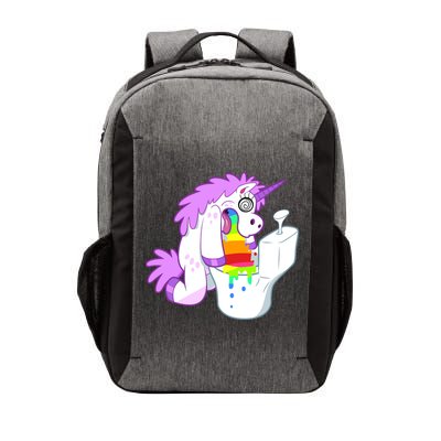 Unicorn Pukes Rainbow In The Toilet Vector Backpack