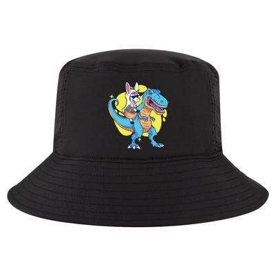 Unicorn Riding Trex Easter Cool Comfort Performance Bucket Hat