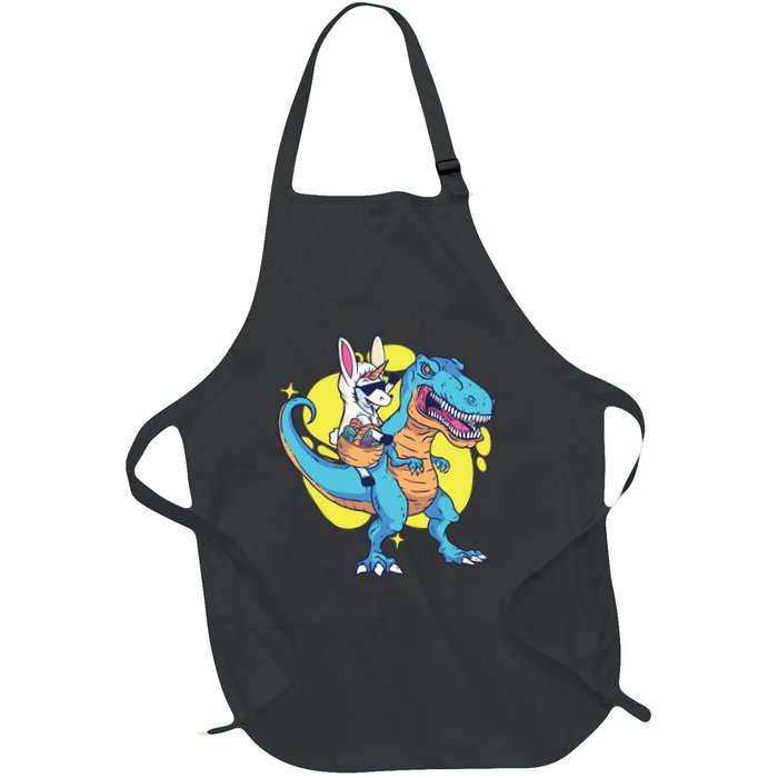 Unicorn Riding Trex Easter Apron