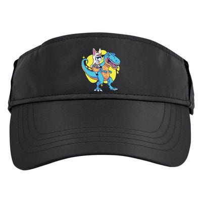 Unicorn Riding Trex Easter Adult Drive Performance Visor