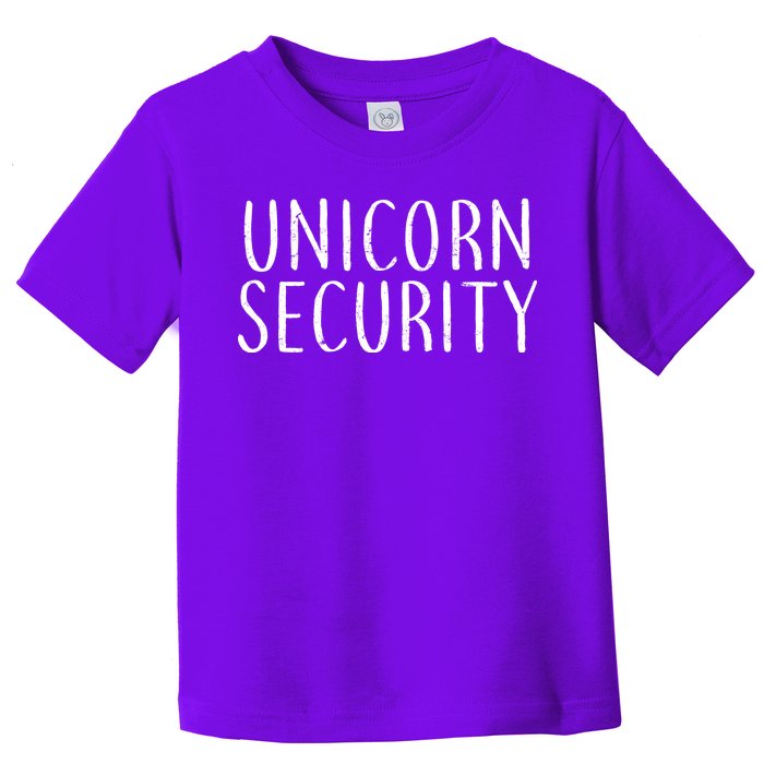 Unicorn Security Toddler T-Shirt