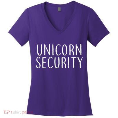 Unicorn Security Women's V-Neck T-Shirt