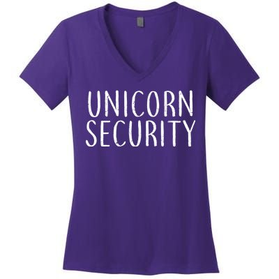 Unicorn Security Women's V-Neck T-Shirt