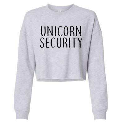 Unicorn Security Cropped Pullover Crew