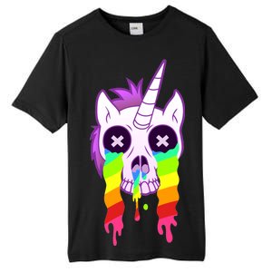 Unicorn Skull Rainbow Tall Fusion ChromaSoft Performance T-Shirt