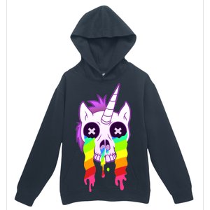 Unicorn Skull Rainbow Urban Pullover Hoodie