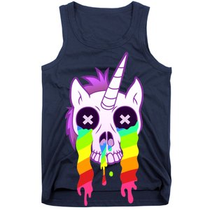 Unicorn Skull Rainbow Tank Top