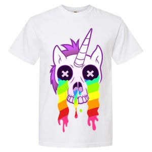 Unicorn Skull Rainbow Garment-Dyed Heavyweight T-Shirt