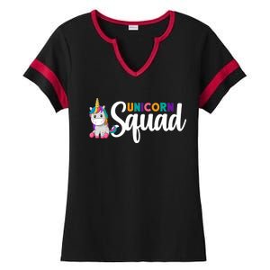 Unicorn Squad  Ladies Halftime Notch Neck Tee