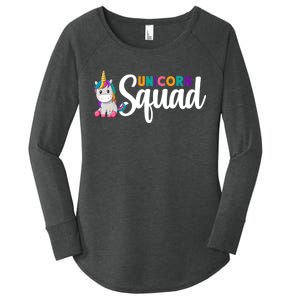 Unicorn Squad  Women's Perfect Tri Tunic Long Sleeve Shirt