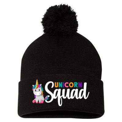 Unicorn Squad  Pom Pom 12in Knit Beanie