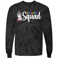 Unicorn Squad  Tie-Dye Long Sleeve Shirt