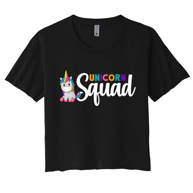 Unicorn Squad  Crop Top