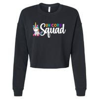 Unicorn Squad  Cropped Pullover Crew